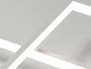 TooLight Stropné svietidlo LED Rectangle + ovládač biele