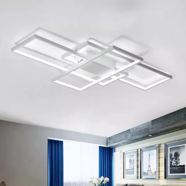 TooLight Stropné svietidlo LED Rectangle + ovládač biele