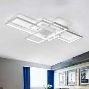 TooLight Stropné svietidlo LED Rectangle + ovládač biele