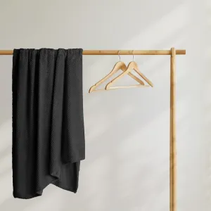 Deka z mikrovlákna DecoKing Toby čierna, veľkosť 70x150