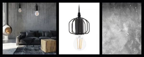 TooLight Stropné svietidlo Loft Black APP 595-1CP