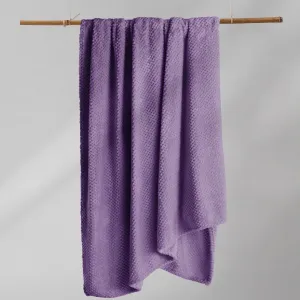 Deka z mikrovlákna DecoKing Toby fialová, veľkosť 70x150
