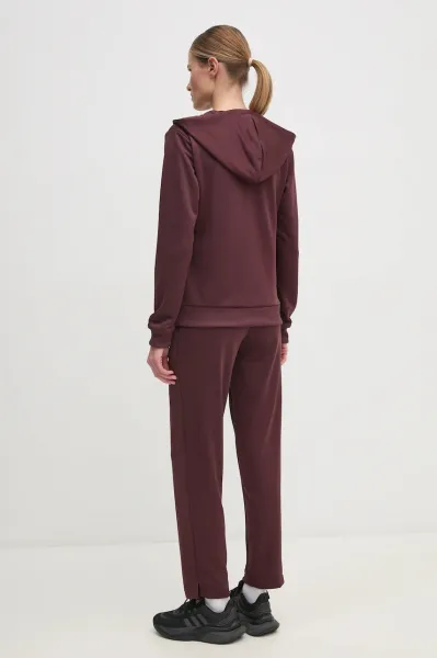 Tepláková súprava adidas LINEAR TS dámska, červená farba, JD2698