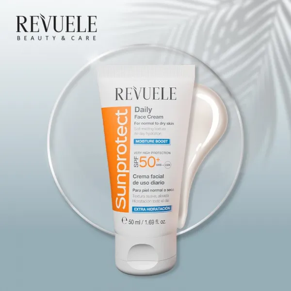 Revuele Sunprotect Moisture Boost hydratačný denný krém SPF 50+ 50 ml