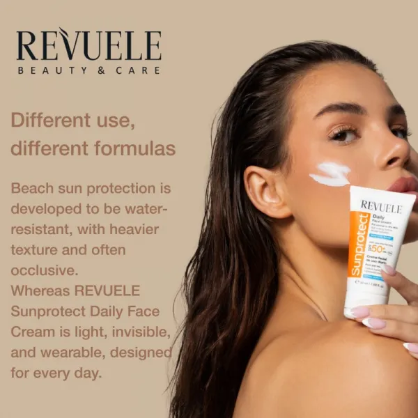 Revuele Sunprotect Moisture Boost hydratačný denný krém SPF 50+ 50 ml