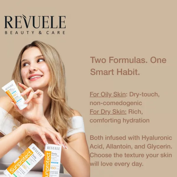 Revuele Sunprotect Moisture Boost hydratačný denný krém SPF 50+ 50 ml