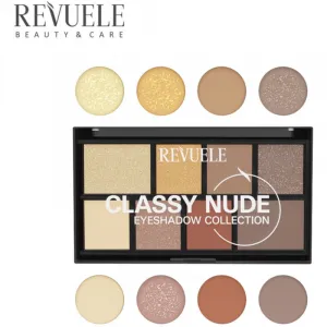 Revuele Eyeshadow Collection paletka očných tieňov odtieň Classy Nude 15 g