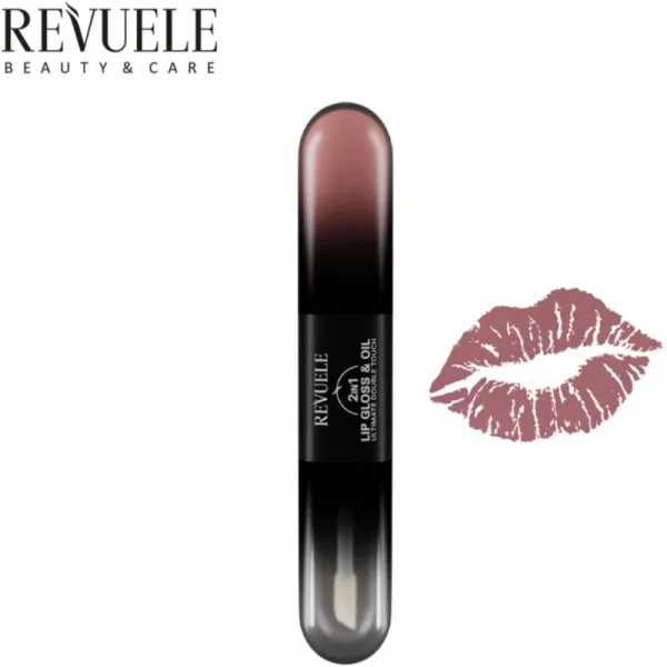 Revuele 2IN1 Lip Gloss & Oil lesk na pery 2 v 1 odtieň 11 7 ml