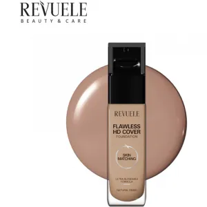 Revuele Flawless HD Cover Foundation ľahký make-up pre dokonalý vzhľad odtieň 02 Vanilla 33 ml