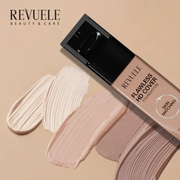 Revuele Flawless HD Cover Foundation ľahký make-up pre dokonalý vzhľad odtieň 02 Vanilla 33 ml