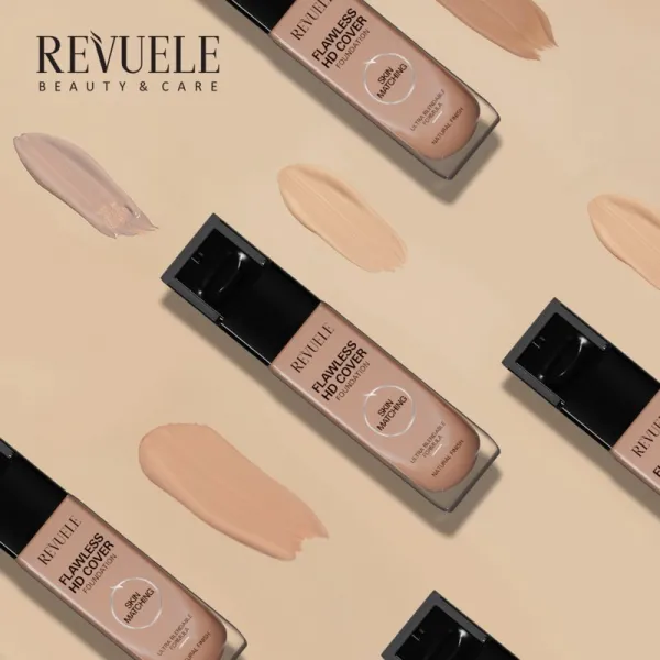 Revuele Flawless HD Cover Foundation ľahký make-up pre dokonalý vzhľad odtieň 02 Vanilla 33 ml