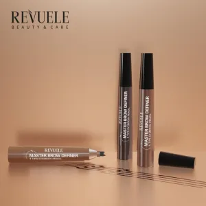 Revuele Master Brow Definer 4 Tips Eyebrow Pencil precízna ceruzka na obočie odtieň Dark 2.2 ml