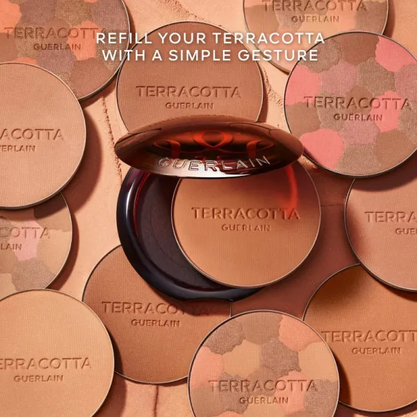 GUERLAIN Terracotta Original bronzujúci púder náhradná náplň odtieň 03 Medium Warm 8.5 g
