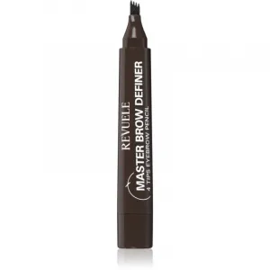 Revuele Master Brow Definer 4 Tips Eyebrow Pencil precízna ceruzka na obočie odtieň Dark 2.2 ml