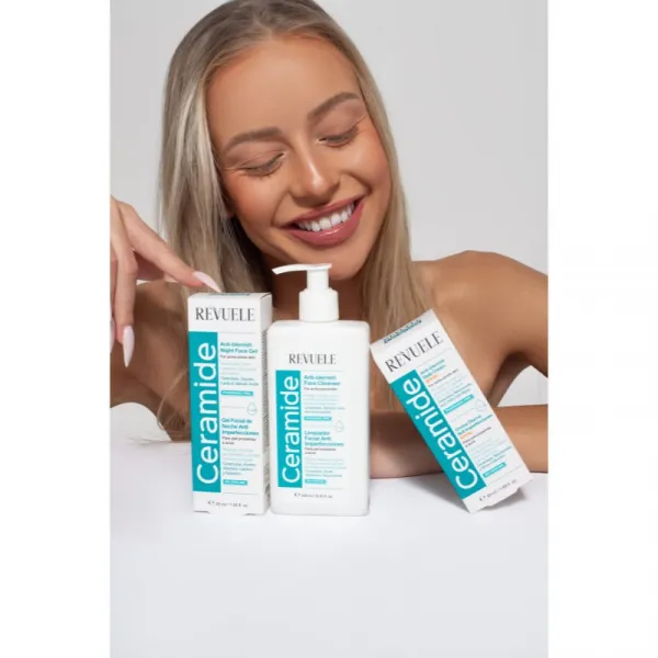 Revuele Ceramide Anti-Blemish Night Face Gel gél proti nedokonalostiam na noc 40 ml