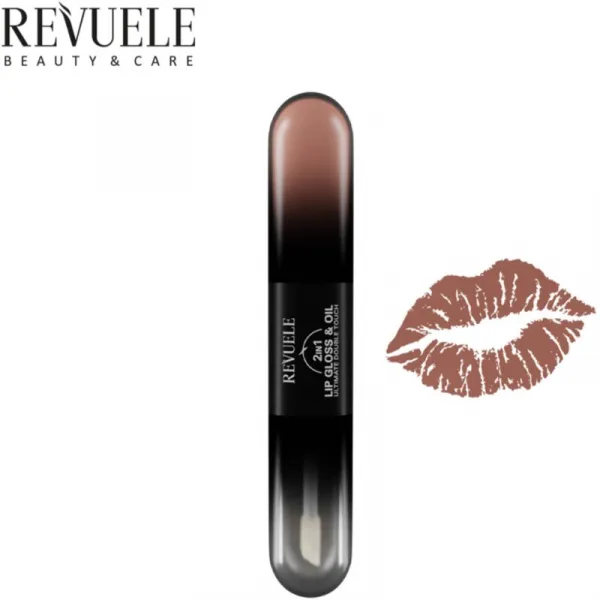 Revuele 2IN1 Lip Gloss & Oil lesk na pery 2 v 1 odtieň 06 7 ml