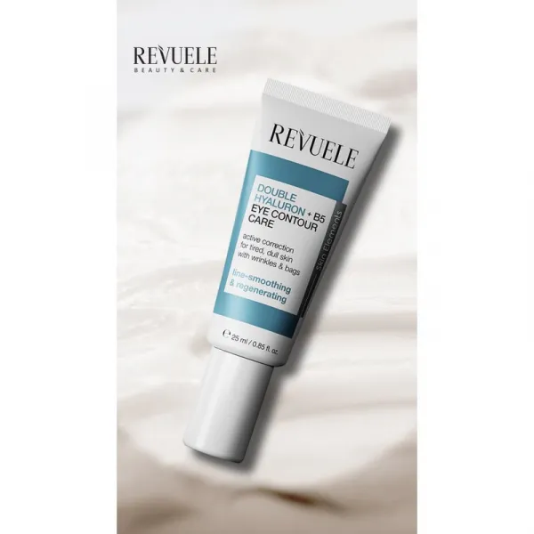 Revuele Double Hyaluron + B5 Eye Contour Care hydratačný očný krém proti vráskam 25 ml