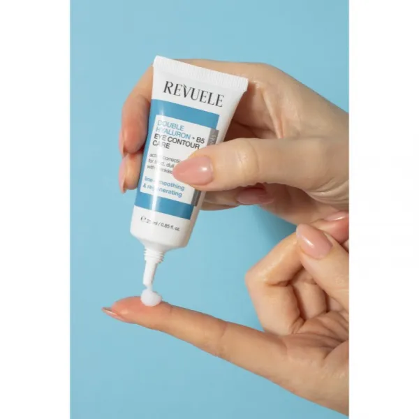 Revuele Double Hyaluron + B5 Eye Contour Care hydratačný očný krém proti vráskam 25 ml