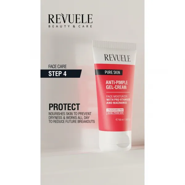 Revuele Pure Skin Anti-Pimple ľahký hydratačný krém pre problematickú pleť, akné 50 ml
