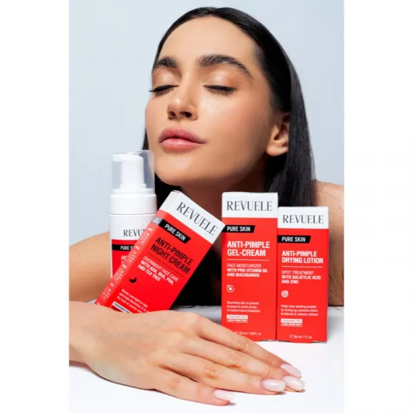 Revuele Pure Skin Anti-Pimple nočný krém proti akné 50 ml