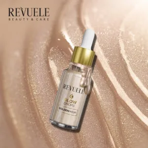 Revuele Glow Drops Golden Hour rozjasňujúce sérum na telo a tvár 20 ml