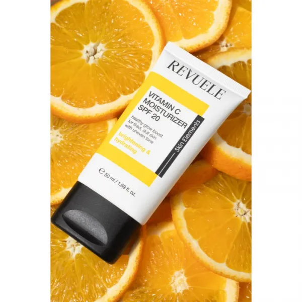 Revuele Vitamin C Moisturizer SPF 20 hydratačný a rozjasňujúci pleťový krém SPF 20 50 ml