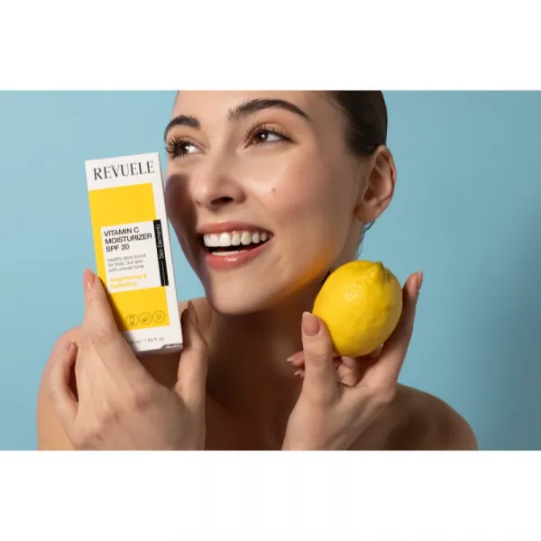 Revuele Vitamin C Moisturizer SPF 20 hydratačný a rozjasňujúci pleťový krém SPF 20 50 ml