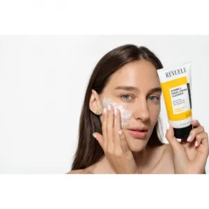 Revuele Vitamin C Facial Cream Cleanser odličovací a čistiaci krém pre rozjasnenie a hydratáciu 150 ml