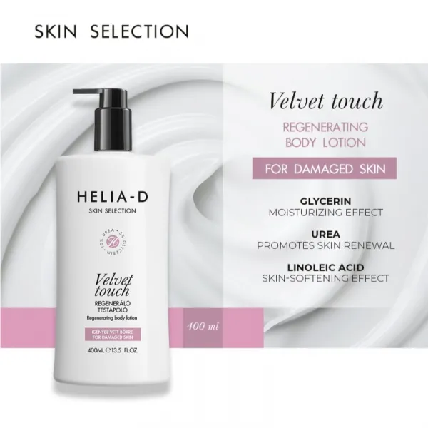 Helia-D Skin Selection regeneračné telové mlieko na popraskanú pokožku 400 ml