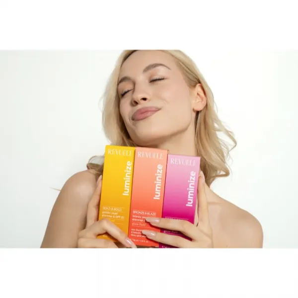 Revuele Luminize rozjasňujúci fluid SPF 20 odtieň Rose & Pose 40 ml