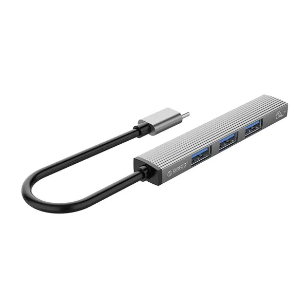 Orico AH-13 HUB adaptér USB-C - USB 3.0 / 3x USB 2.0, šedý
