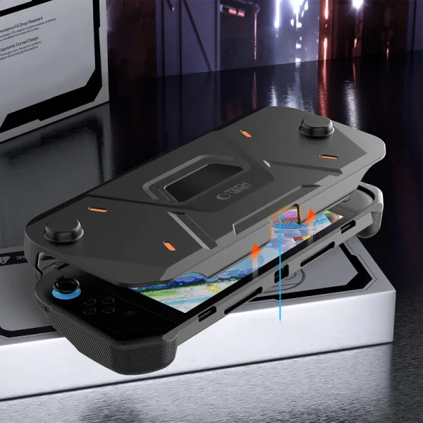 Tech-Protect Carbonox puzdro na Nintendo Switch 2, čierne