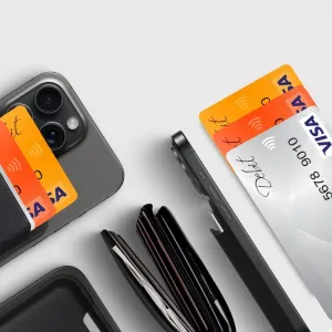 Tech-Protect MagWallet MagSafe obal na kartu na mobil, carbon