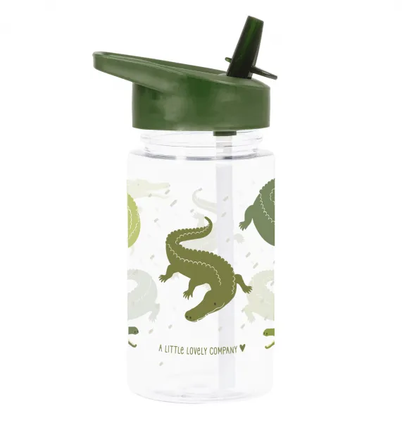 A Little Lovely Company - fľaša na pitie - krokodíl