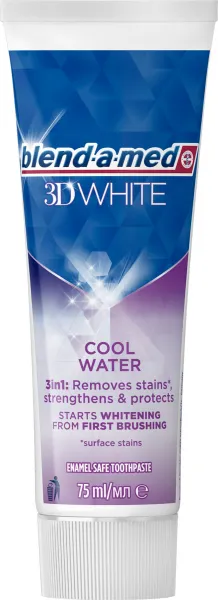 Blend-a-med 3D White Cool Water bieliaca zubná pasta 75 ml