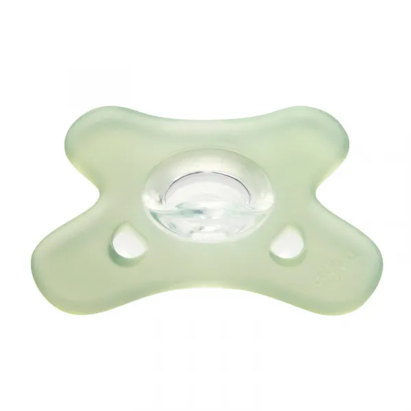 Canpol babies Cumlík silikónový symetrický 0 - 6 m 1 ks zelený