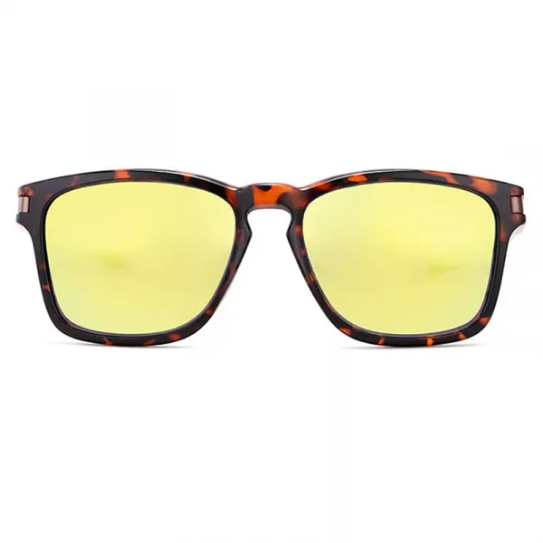 KDEAM Mandan 5 slnečné okuliare, Leopard / Yellow (GKD013C05)
