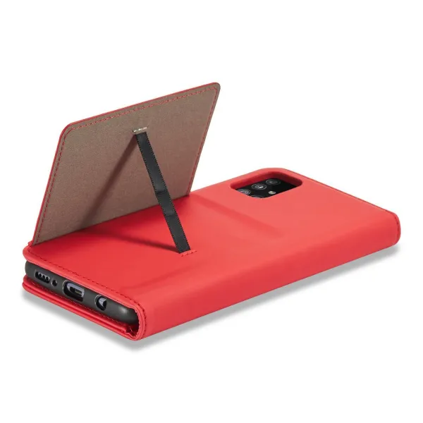 MG Magnet Card knižkové kožené puzdro na Samsung Galaxy A13 5G, červené