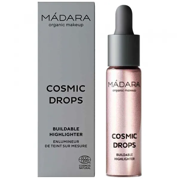 MÁDARA COSMIC DROPS Rozjasňovač Cosmic Rose 13.5ml