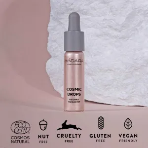 MÁDARA COSMIC DROPS Rozjasňovač Cosmic Rose 13.5ml