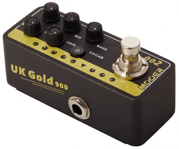 Mooer Micro PreAMP 002 - UK Gold 900
