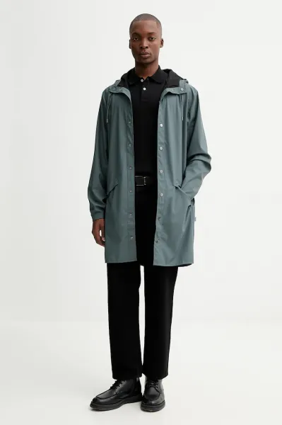 Bunda Rains 12020 Long Jacket modrá farba, prechodná, 12020