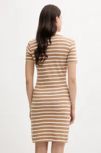 Bavlnené šaty Tommy Hilfiger červená farba, mini, áčkový strih, WW0WW42721