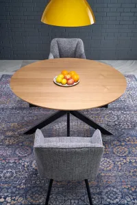 HALMAR Rozkládací jídelní stůl ACORD 120/200 cm dub přírodní/černý