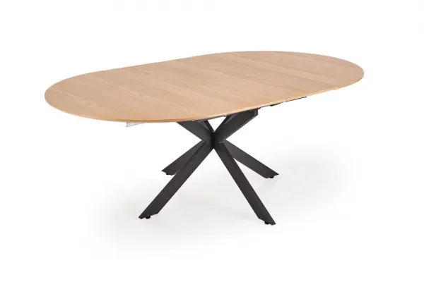 HALMAR Rozkládací jídelní stůl ACORD 120/200 cm dub přírodní/černý