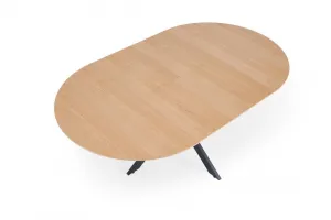 HALMAR Rozkládací jídelní stůl ACORD 120/200 cm dub přírodní/černý