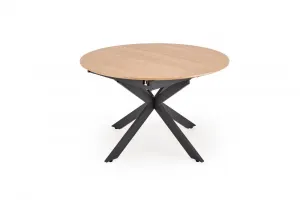 HALMAR Rozkládací jídelní stůl ACORD 120/200 cm dub přírodní/černý