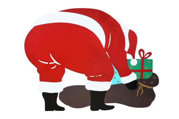 Weltbild Zahradní zápich Santa s dárky