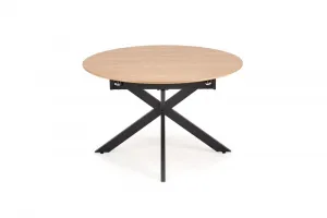 HALMAR Rozkládací jídelní stůl ACORD 120/200 cm dub přírodní/černý