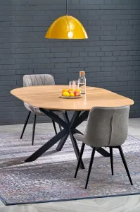 HALMAR Rozkládací jídelní stůl ACORD 120/200 cm dub přírodní/černý